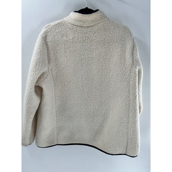 Women's Lands End Sherpa Fleece Jacket Size 1X 16W-18W - Picture 6 of 6